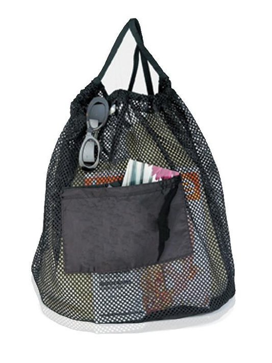 Nylon Mesh Bag with Front Pocket