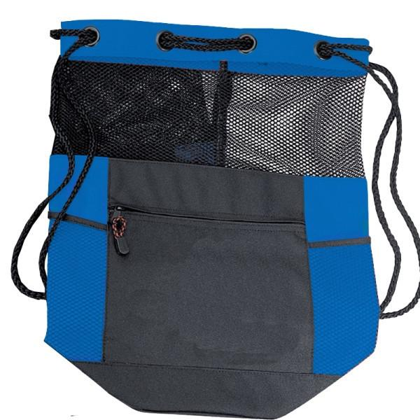 Expanded Polyester Mesh Bag / Drawstring Backpack
