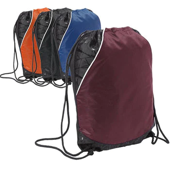 Tri-Color Rival Cinch Pack / Drawstring Bag