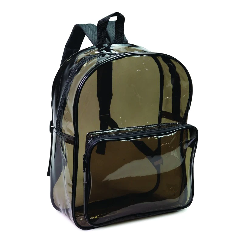 Multi-Purpose Clear Backpack W/ Front Pocket (By Piece)