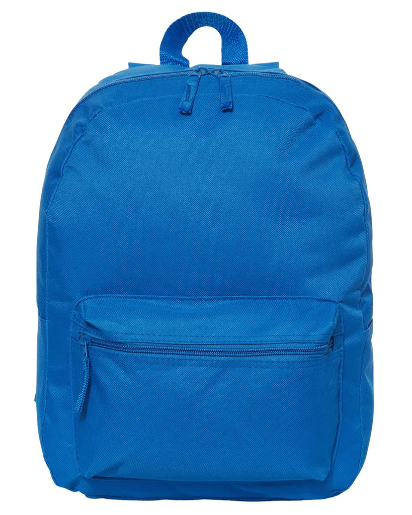 16'' Polyester Solid Color Backpack