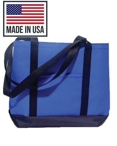 Two-Tone Polyester Boat Bag - Made in USA (By Piece)